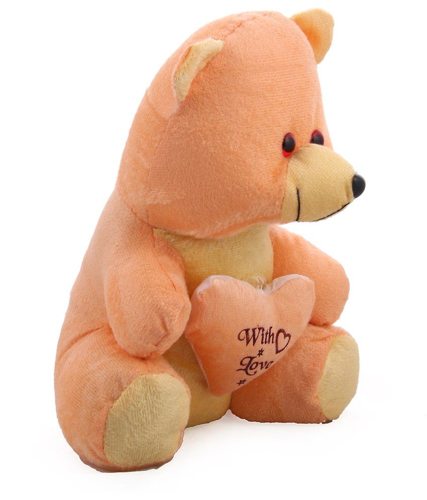 light orange colour teddy bear