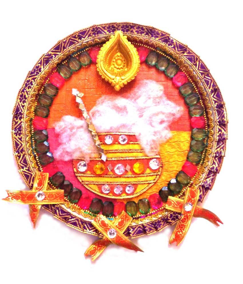 K Art Krishna Janmashtami Aarti Thali Buy K Art Krishna