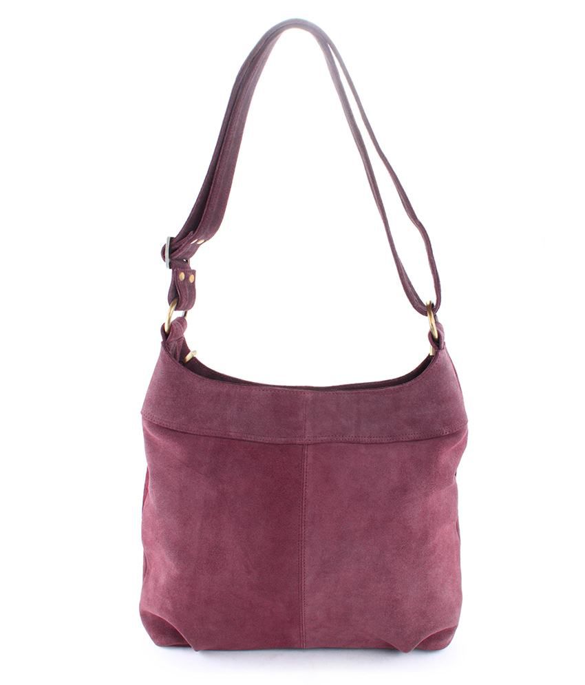 Incredible Range Leather Sling Bag-Purple - Buy Incredible Range ...