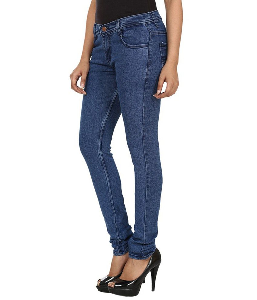 UR Like Blue Denim Jeans - Buy UR Like Blue Denim Jeans Online at Best ...