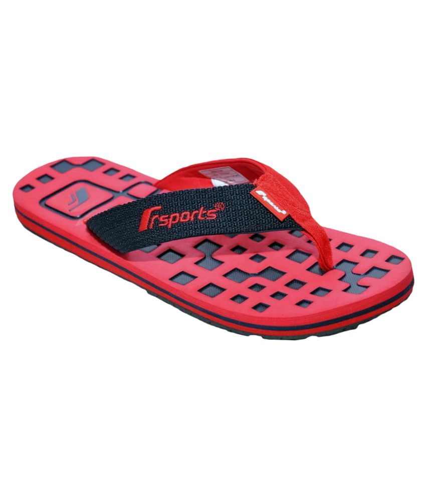 Buy Fsports Red Slipper Online at Snapdeal