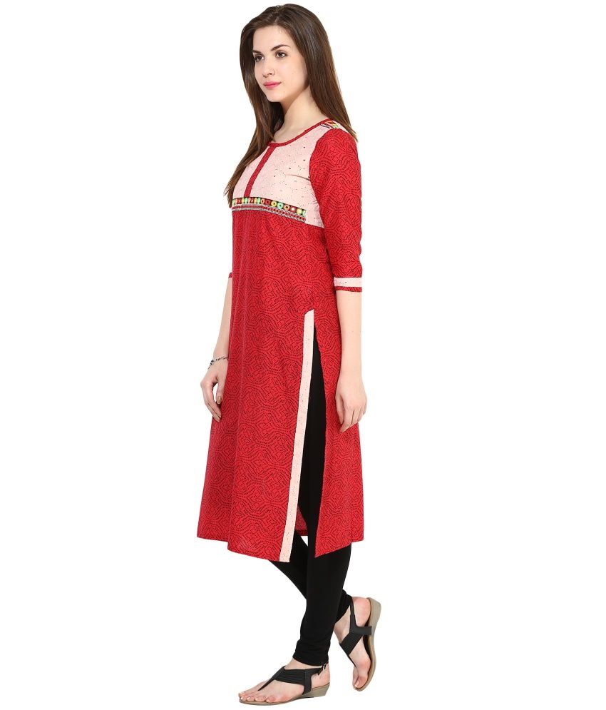 side se dori wali kurti