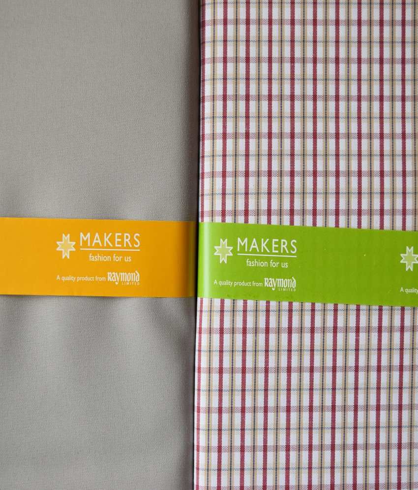 raymond makers unstitched fabric for shirt & trouser