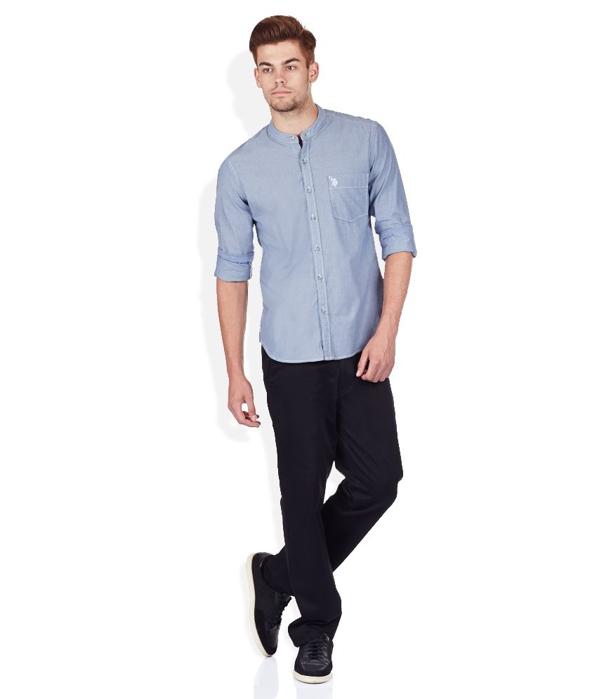 us polo chinese collar shirts