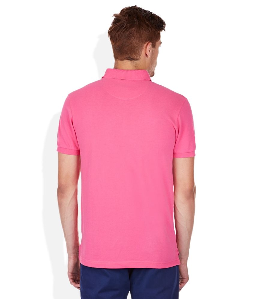 U.S. Polo Assn. Pink Polo Neck T Shirt - Buy U.S. Polo Assn. Pink Polo ...