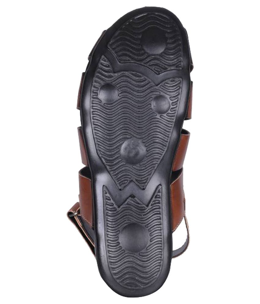 tan velcro sandals