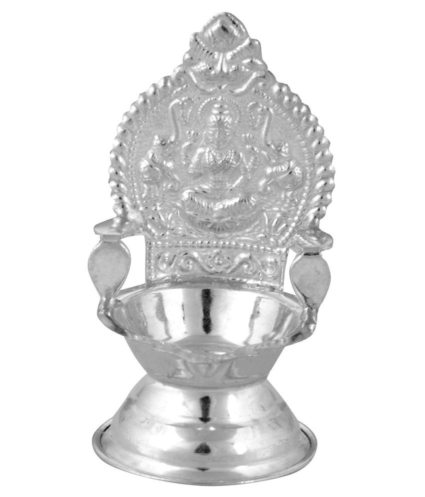 Silverslane Silver Kamatchi Deepam for Poojas: Buy Silverslane Silver ...