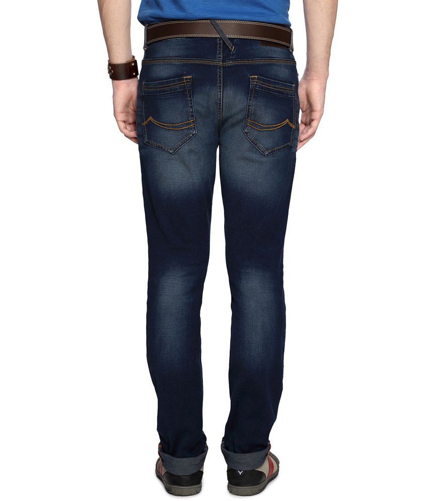 SF Jeans by Pantaloons Blue Skinny Fit Men's Jeans - Buy SF Jeans by ...