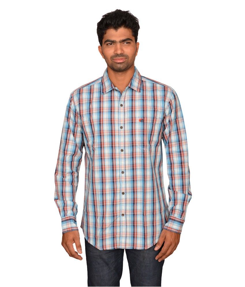 Classy Casuals Multicolor Cotton Checks Full Sleeves Casual Shirt For ...