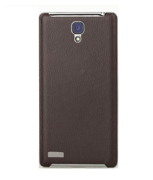 Excelsior Leather Back Replacement Cover For Xiaomi Redmi Note Brown
