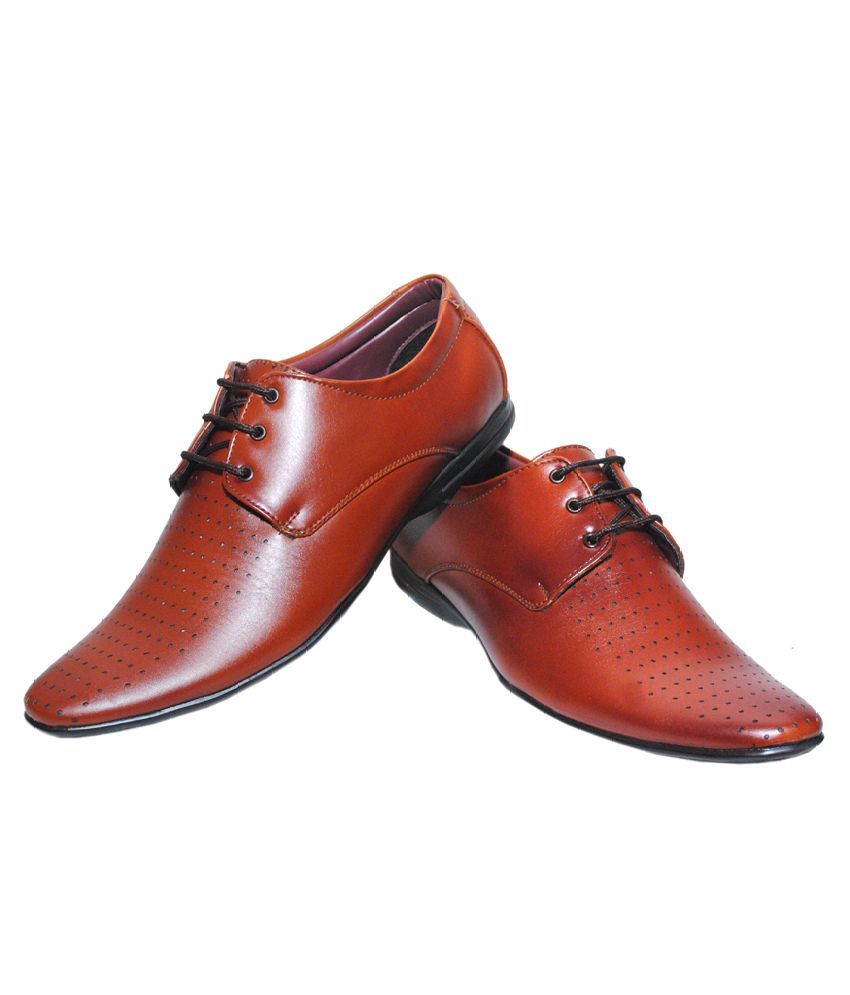 SHOE SHOPEE Brown Formal Shoes Price in India- Buy SHOE SHOPEE Brown ...