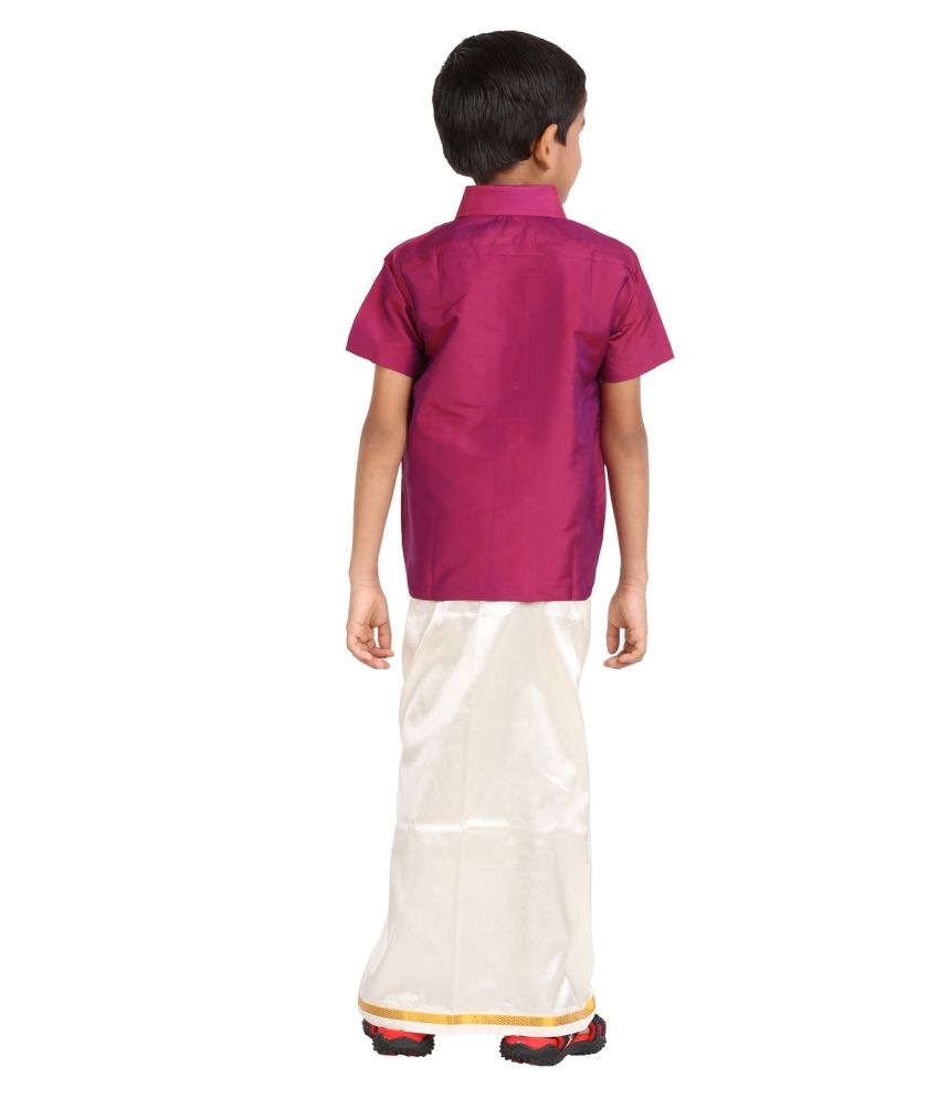 shirt and dhoti combinations