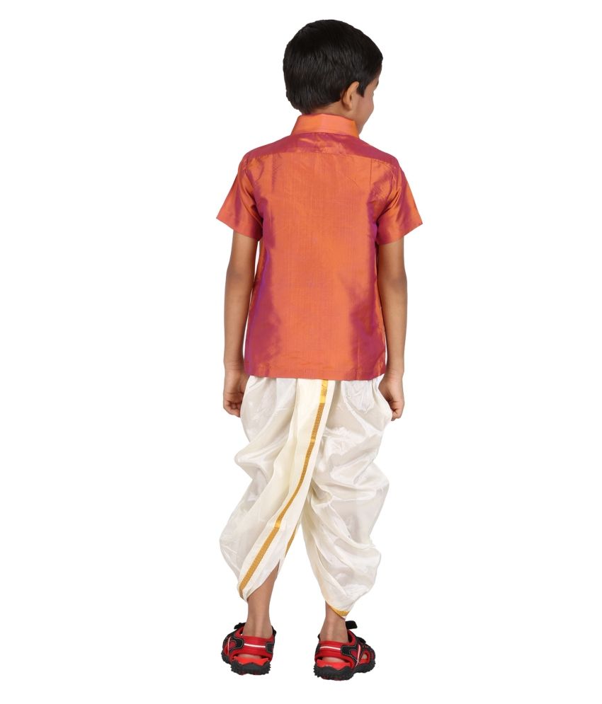 shirt and dhoti combinations