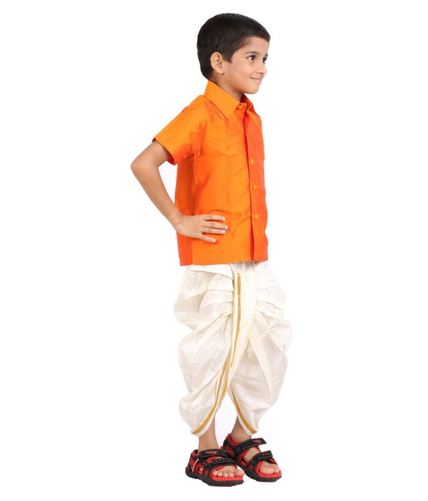 dhoti shirt design