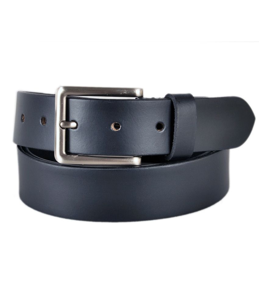 Logan Berry Black Leather Belt For Men: Buy Online at Low Price in ...