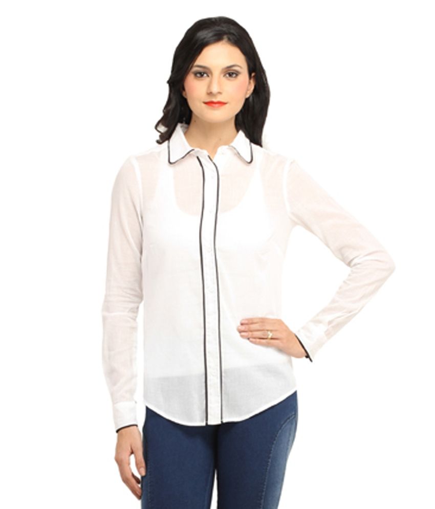 Buy Ladybug White Polyester Shirts Online At Best Prices In India Snapdeal 8531