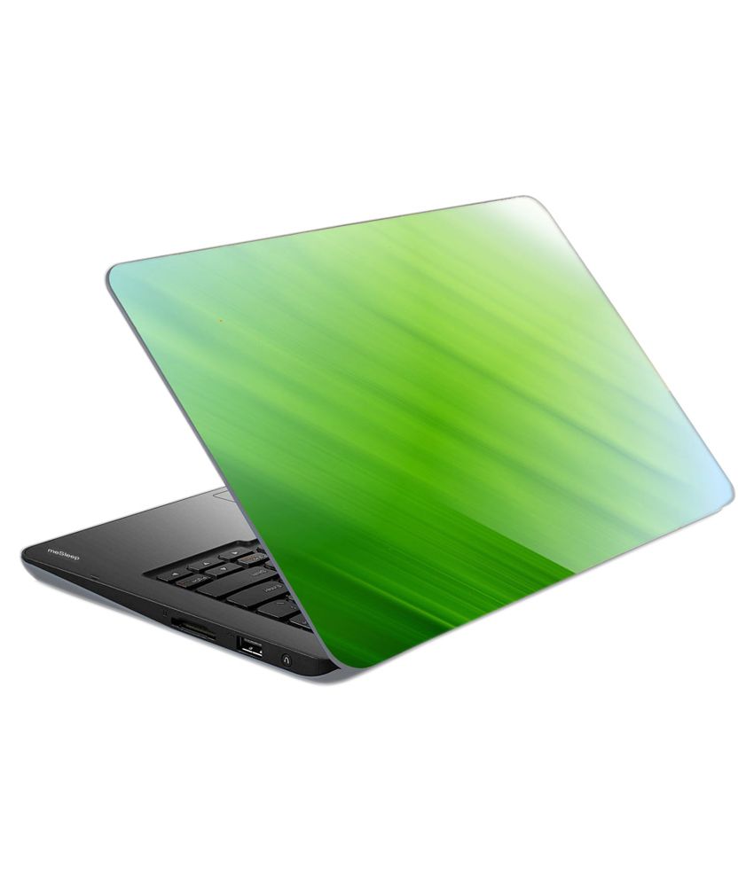 Mesleep Green Laptop Skin - Buy Mesleep Green Laptop Skin Online at Low