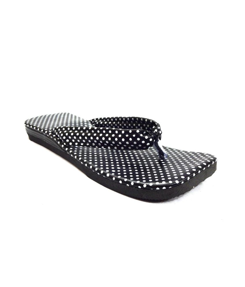 dotted slippers