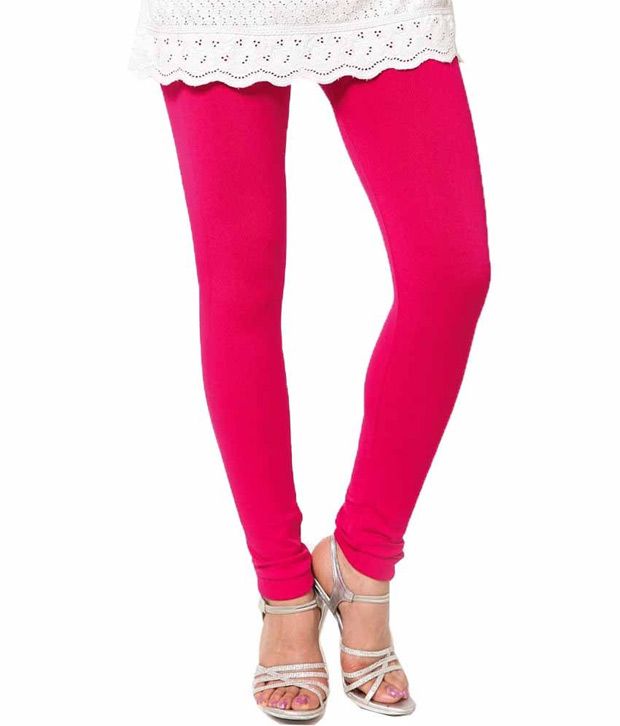 The Classic Hosiery Pink Cotton Leggings Price in India Buy The
