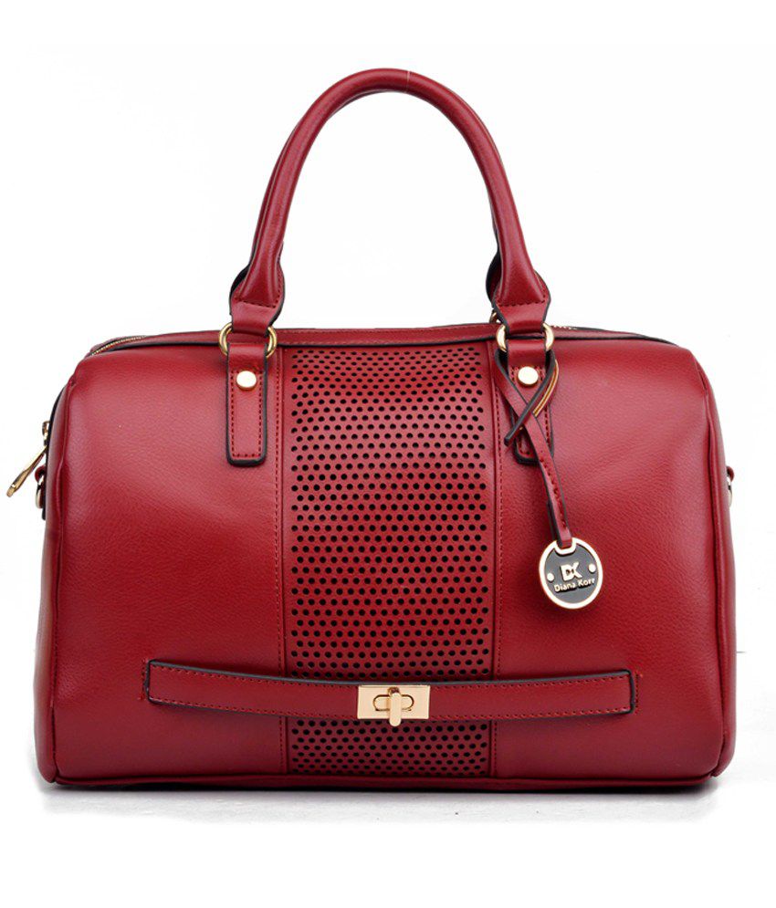 Diana Korr Dk29hred Red Shoulder BagS - Buy Diana Korr Dk29hred Red Shoulder BagS Online at Best ...