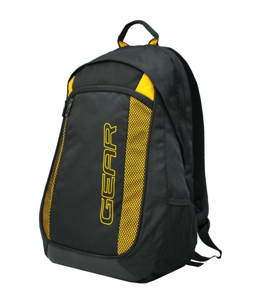 Gear Century Black And Yellow Backpack Black and Yellow Backpack Buy
