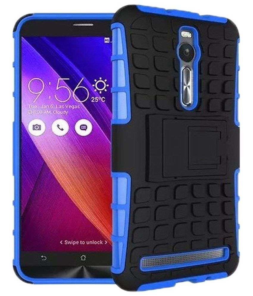 Heartly Case With Stand For Asus Zenfone 2 Ze550ml Ze551ml Blue Mobile Cover Combos Online At Low Prices Snapdeal India