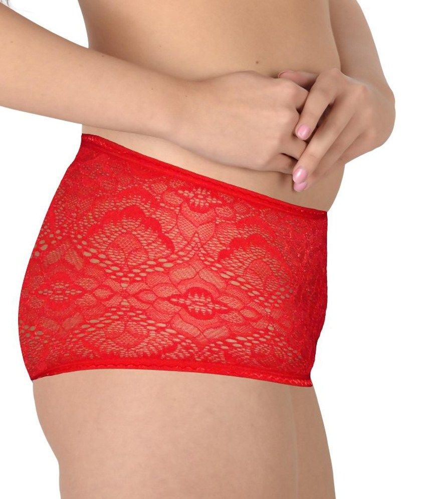 Buy Selfcare Multi Color NylonLycra Panties Pack of 2 Online at Best