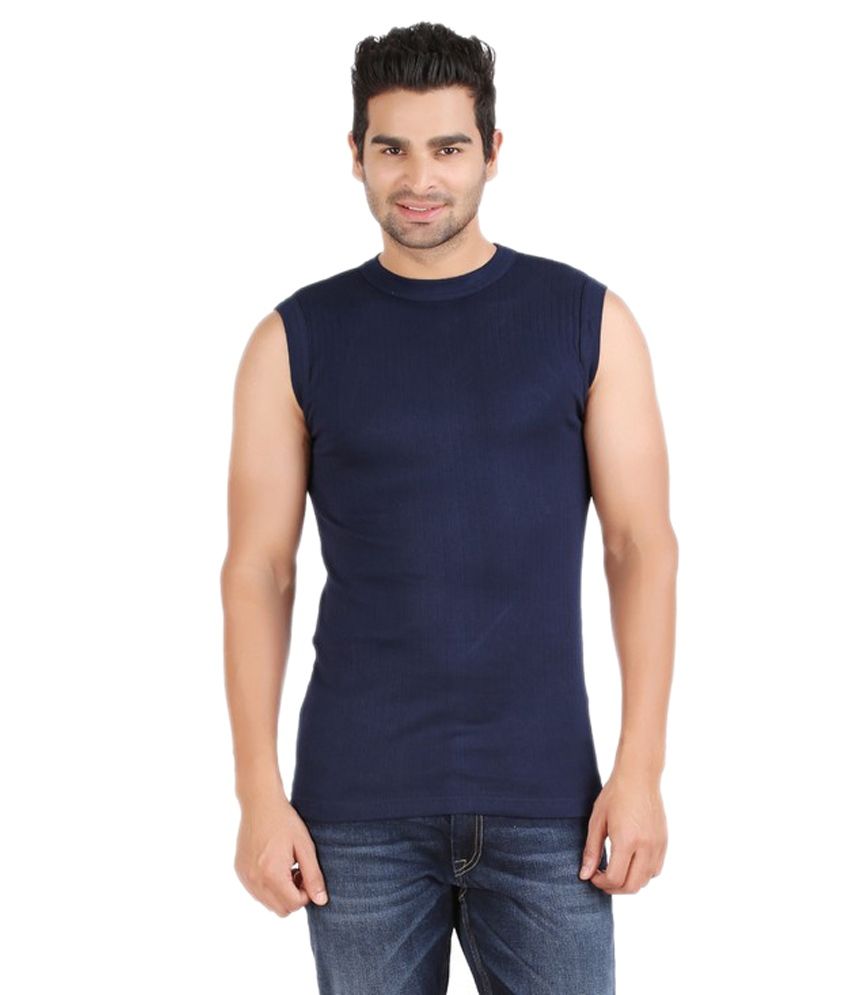 navy sleeveless tshirt