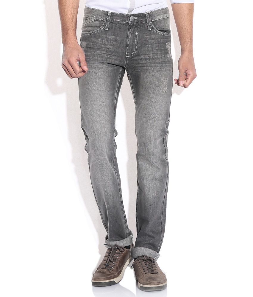 Celio Gray Slim Fit Jeans - Buy Celio Gray Slim Fit Jeans Online at ...