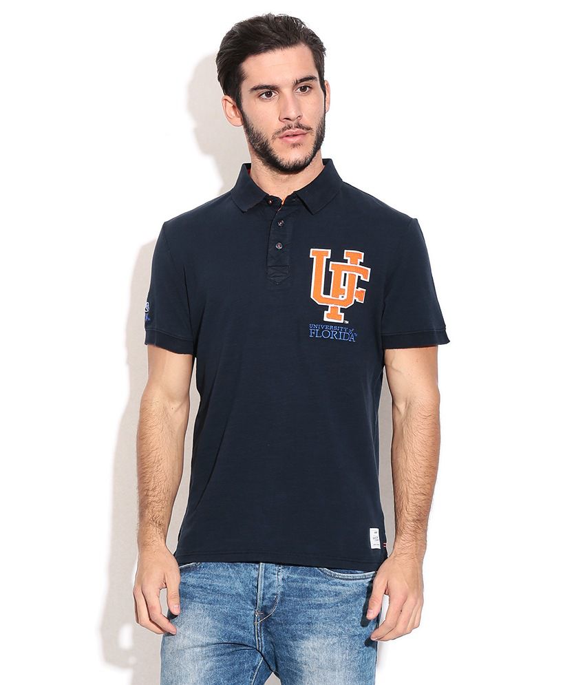 Celio Navy Cotton T-shirt