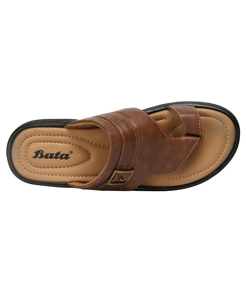 Bata Brown Slippers Price in India- Buy Bata Brown Slippers Online at ...