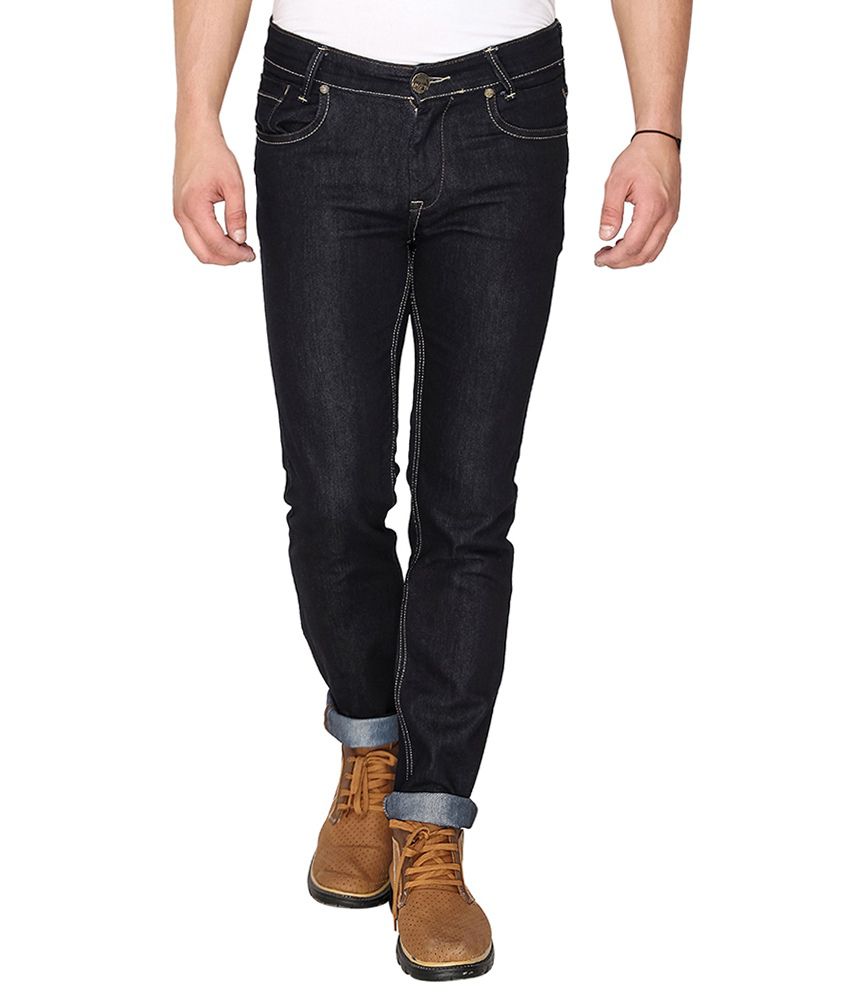 Mufti Blue Tapered Fit Jeans - Buy Mufti Blue Tapered Fit Jeans Online ...