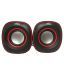 Terabyte TB 015 USB powered 2.0 mini Speakers Red and Black