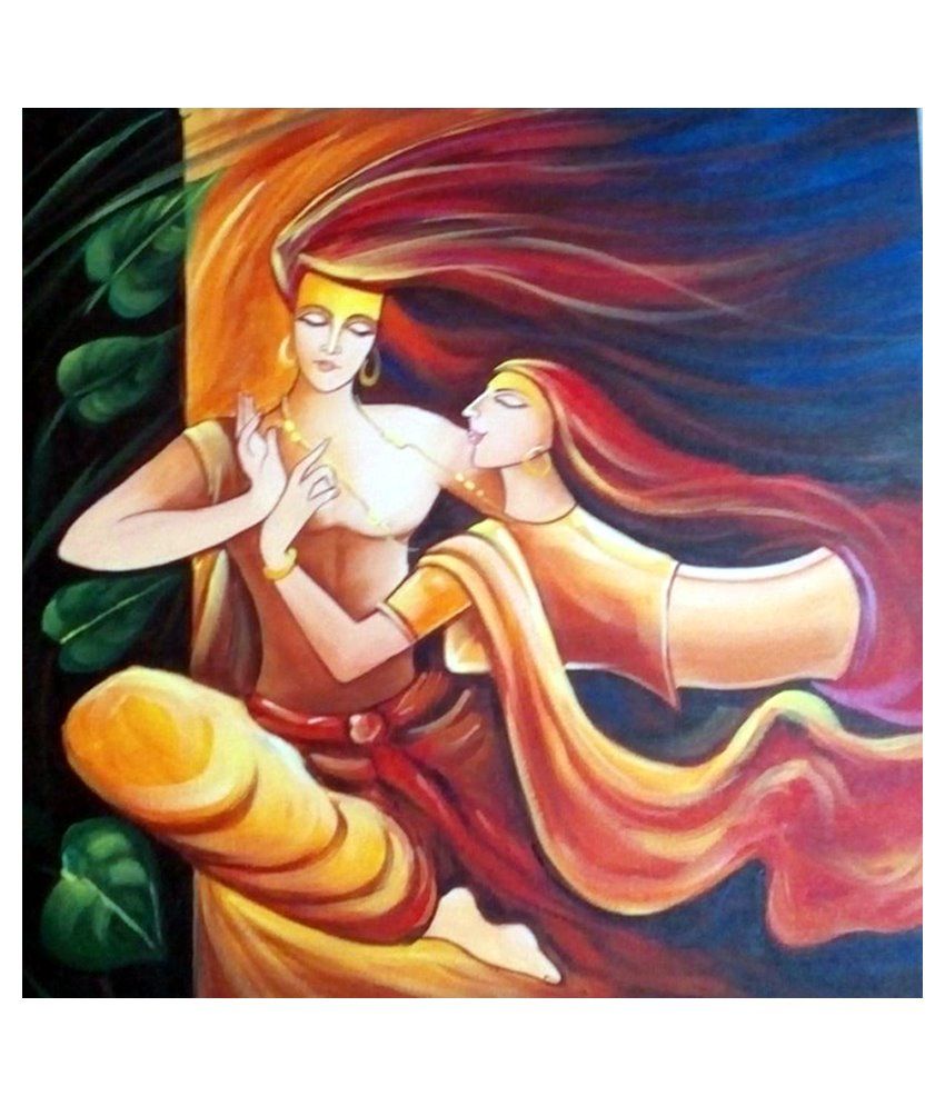 Creative World Hand Made Radha Krishna Dancing With The 