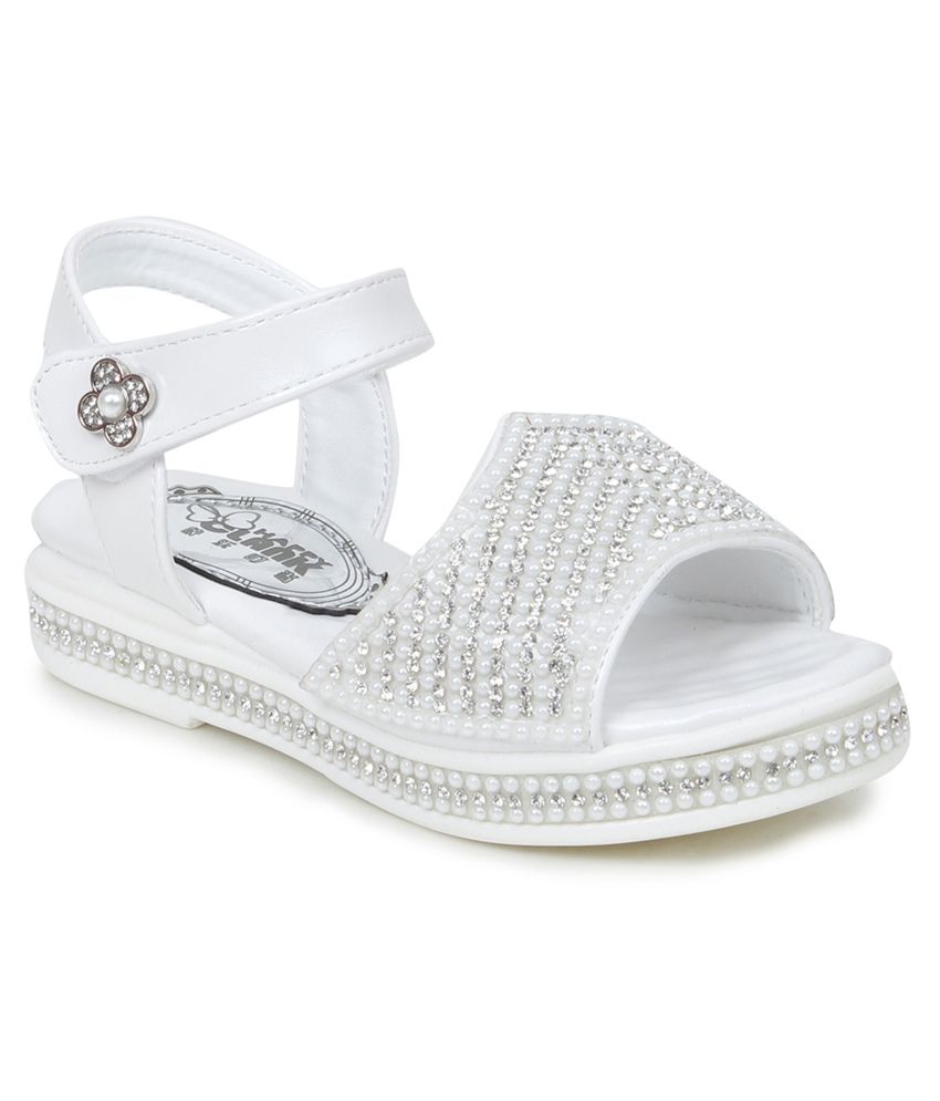 kids white party shoes