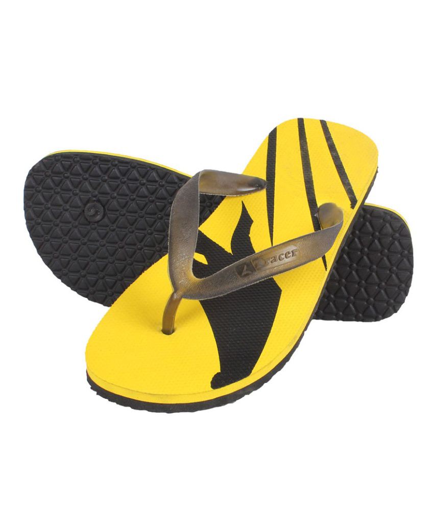 Tracer Yellow Flip Flops Price in India- Buy Tracer Yellow Flip Flops ...