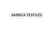 Shree Ambica Textiles