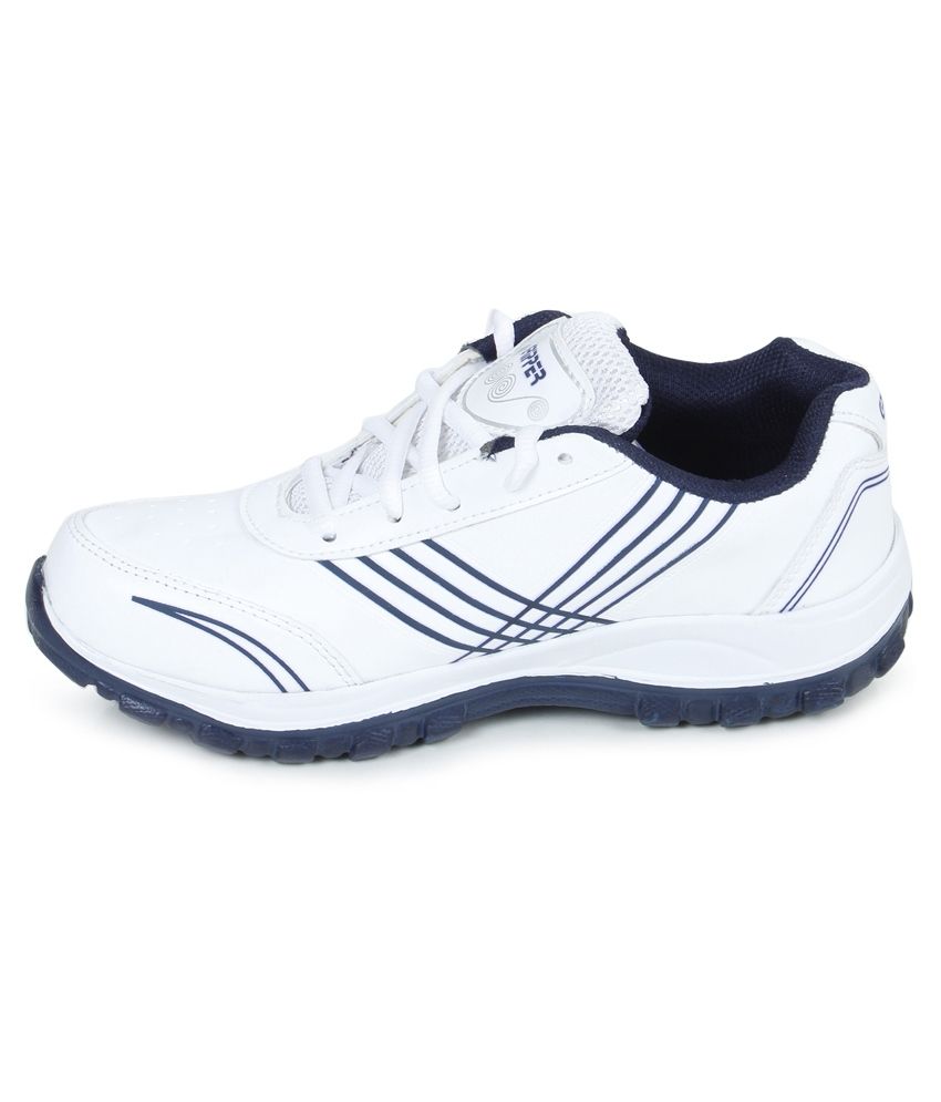 Footrest White Synthetic Leather Sport Shoes Buy Footrest White