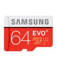 Samsung Evo Plus 64 GB Micro SDXC Class 10 80MB/s (with SD Adapter)