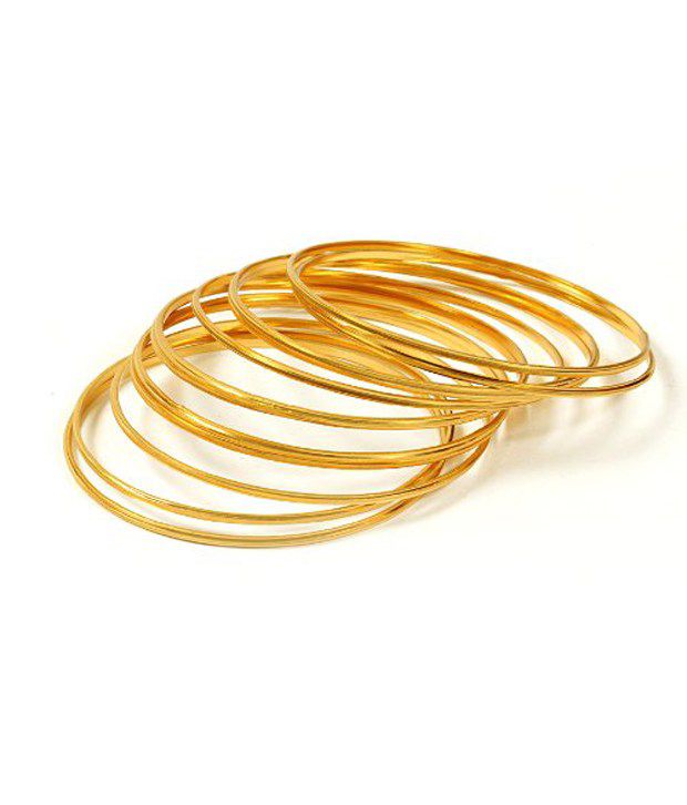 Bhavisha Art Gold Alloy Party Wear Bangles - Set Of 30: Buy Bhavisha ...