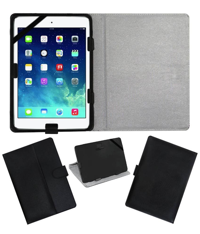 ACM Leather Flip Flap Tablet Holder Carry Case Stand Cover For Apple