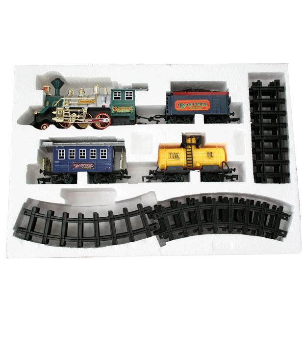 AdraXx Green Steam Engine Train Toy With Tracks Buy AdraXx Green