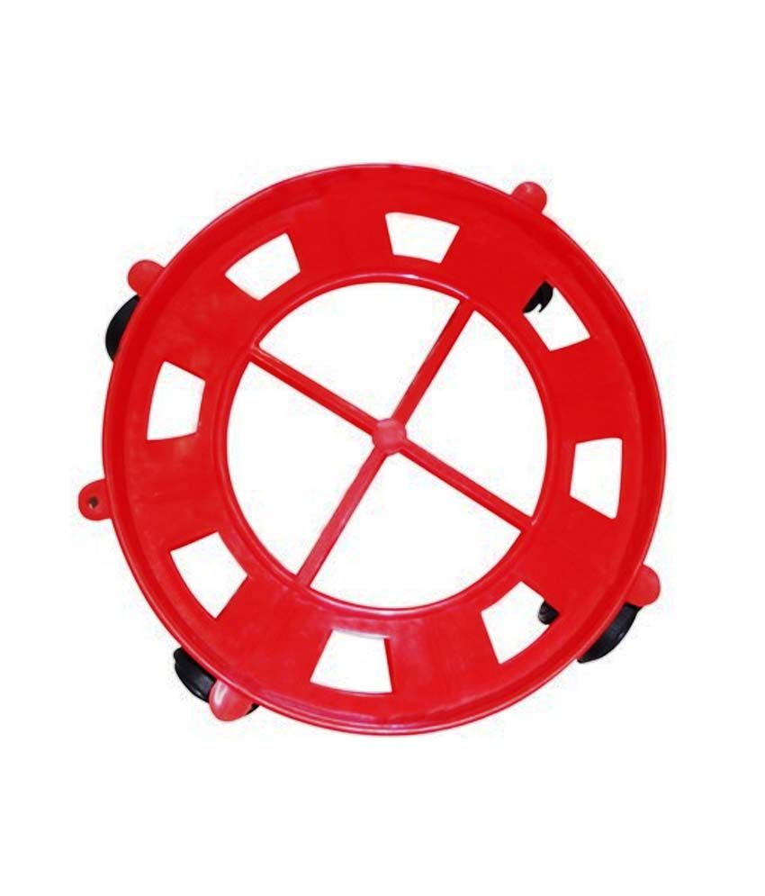 E Traders Plastic Lpg Home Gas Cylinder Trolley With Wheels: Buy E ...