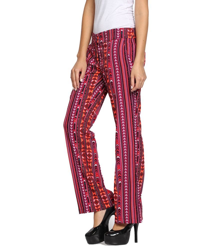 dark pink palazzo pants