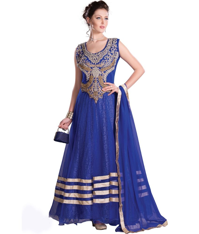 net wale gown