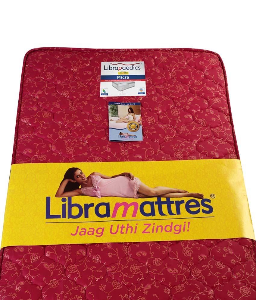 Libra Paedics Queen Micra Foam Orthopaedic Mattress (75x 66 x 4 inches) Buy Libra Paedics