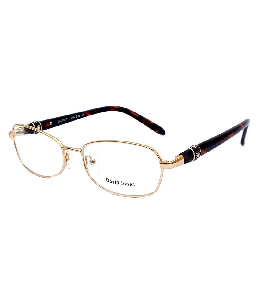 David Jones Designer Golden Torquiose Women Eyeglasses Buy David