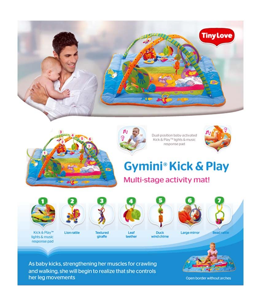 Tiny Love Gymini Kick Play Baby Gym Mat Tiny Love Gymini Kick Play Baby Gym