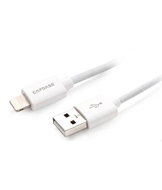 Capdase Sync & Charge Lightning Cable 1.2 m - White (HCCB-B002 ...