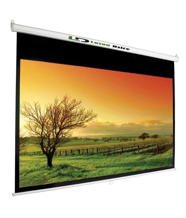 Buy Luzon Dzire Auto Lock Projector Screen Online at Best Price in